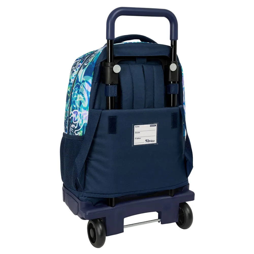 Safta Compact El Niño Kook Ryggsekk Med Hjul, Multicolor Safta Compact El Niño Kook Ryggsekk Med Hjul, Multicolor