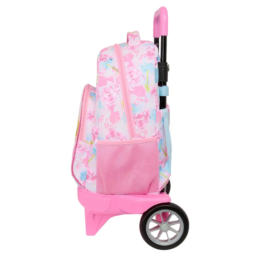 Safta Compact Evolutive Barbie Painterly Ryggsekk Med Hjul, Multicolor