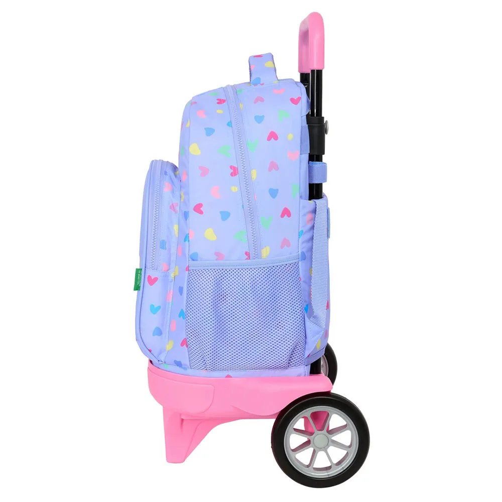Safta Compact Evolutive Benetton 33l 33x22x45 Cm Ryggsekk Med Hjul, Multicolor