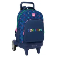 Safta Compact Evolutive Benetton Damero Ryggsekk Med Hjul