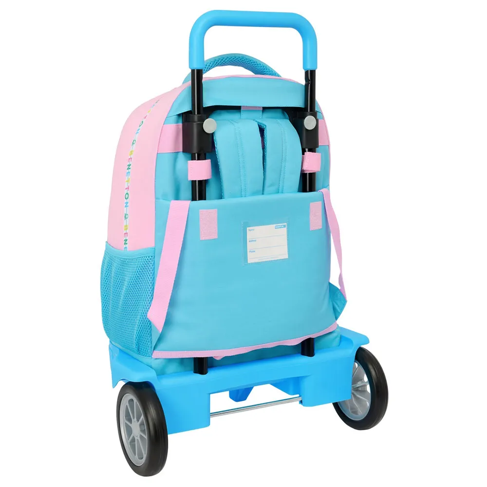 Safta Compact Evolutive Benetton Unique Ryggsekk Med Hjul, Multicolor Safta Compact Evolutive Benetton Unique Ryggsekk Med Hjul, Multicolor