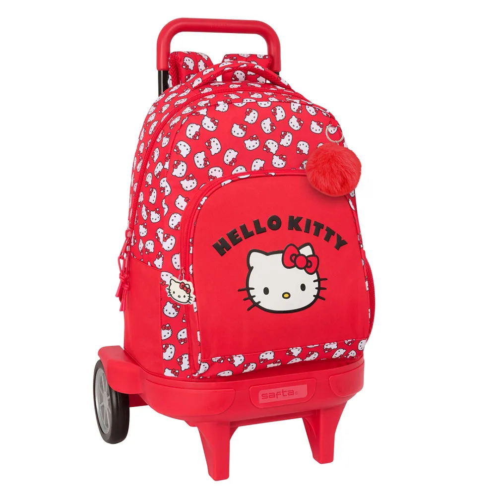 Safta Compact Evolutive Hel Hello Kitty Iconic Ryggsekk Med Hjul, Multicolor Safta Compact Evolutive Hel Hello Kitty Iconic Ryggsekk Med Hjul, Multicolor