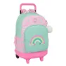 Safta Compact Glowlab Amazing Ryggsekk Med Hjul, Multicolor