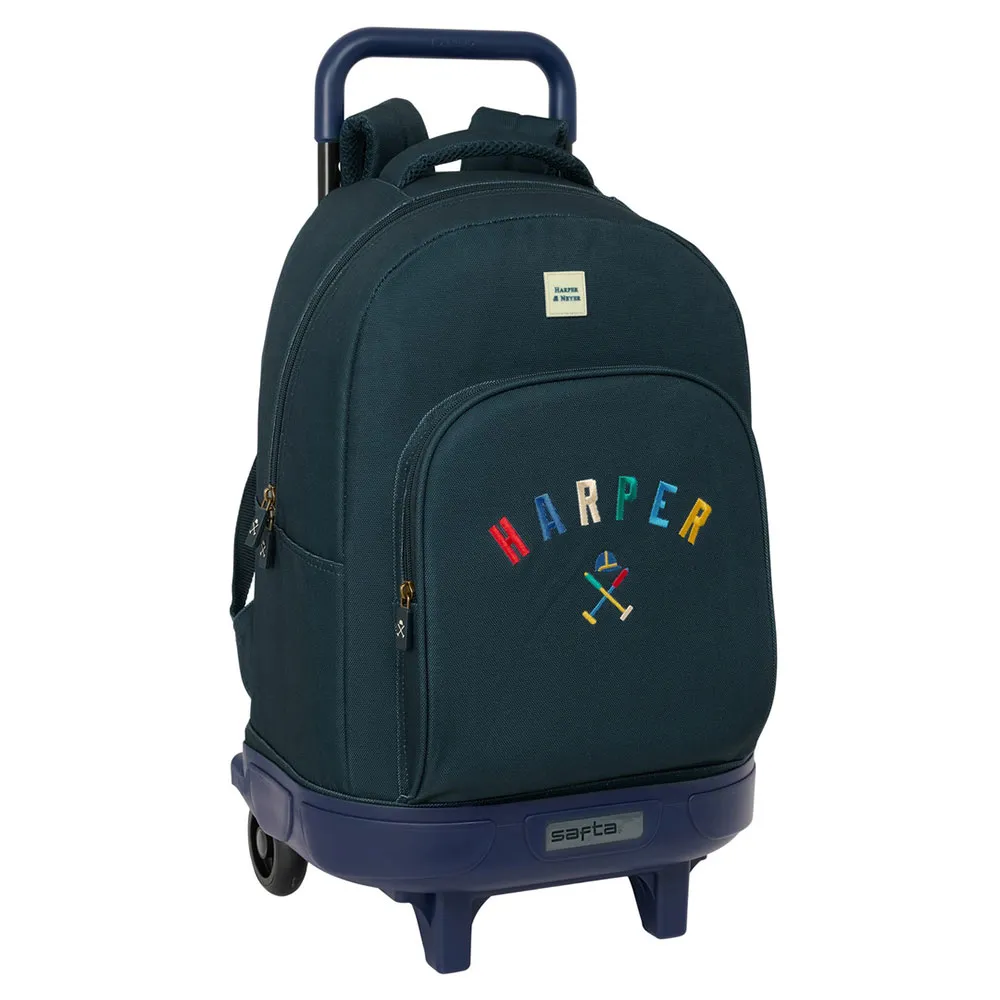 Safta Compact Harper & Neyer Ryggsekk Med Hjul, Multicolor