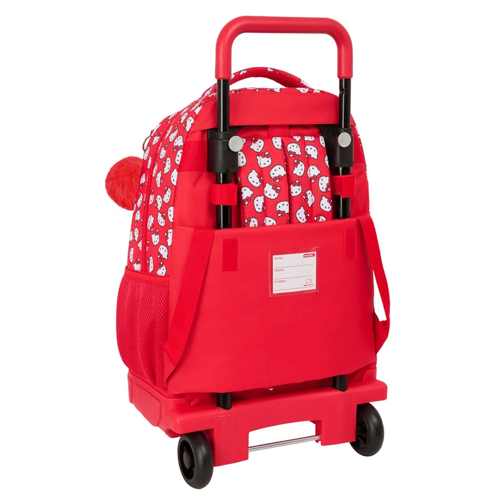 Safta Compact Hello Kitty Iconic Ryggsekk Med Hjul, Multicolor