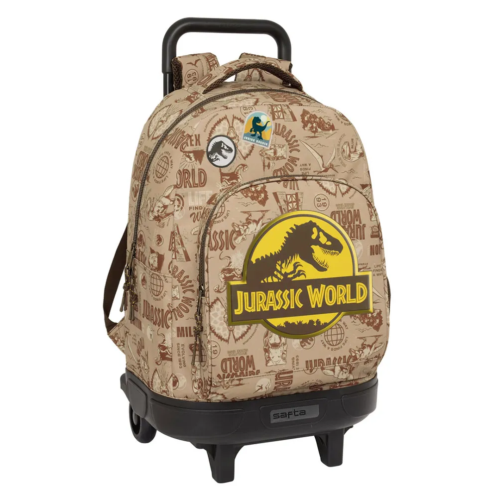 Safta Compact Jurassic World Ryggsekk Med Hjul, Multicolor