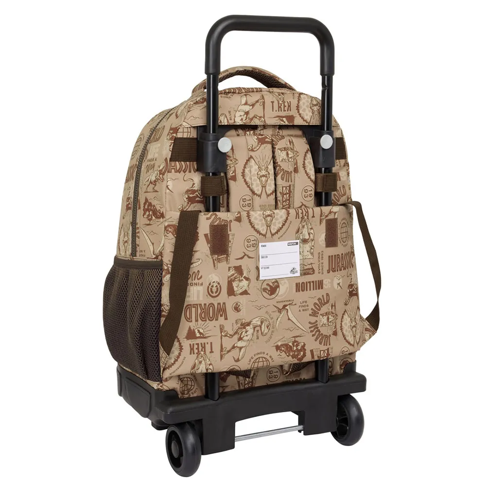 Safta Compact Jurassic World Ryggsekk Med Hjul, Multicolor