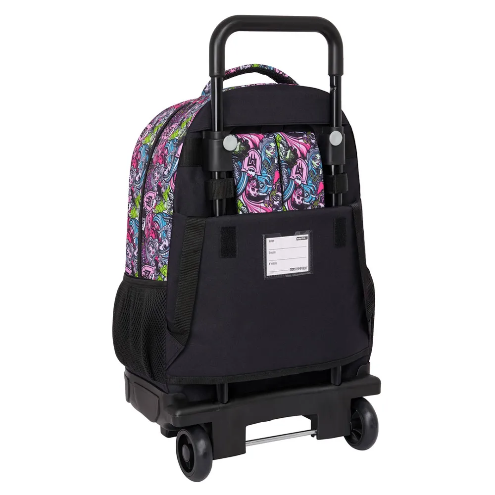 Safta Compact Monster High Drama Ryggsekk Med Hjul, Multicolor Safta Compact Monster High Drama Ryggsekk Med Hjul, Multicolor