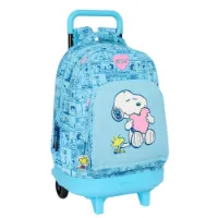 Safta Compact Snoopy Love Ryggsekk Med Hjul