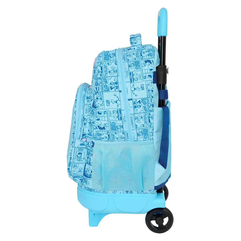 Safta Compact Snoopy Love Ryggsekk Med Hjul, Multicolor Safta Compact Snoopy Love Ryggsekk Med Hjul, Multicolor