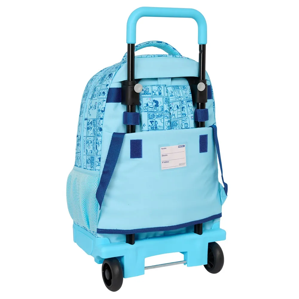 Safta Compact Snoopy Love Ryggsekk Med Hjul, Multicolor Safta Compact Snoopy Love Ryggsekk Med Hjul, Multicolor
