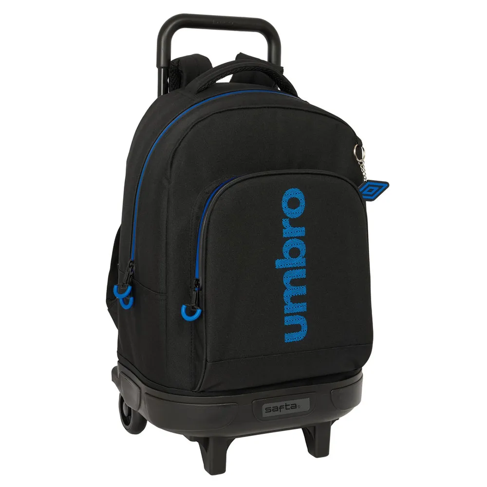 Safta Compact Umbro Jet Black Ryggsekk Med Hjul, Multicolor