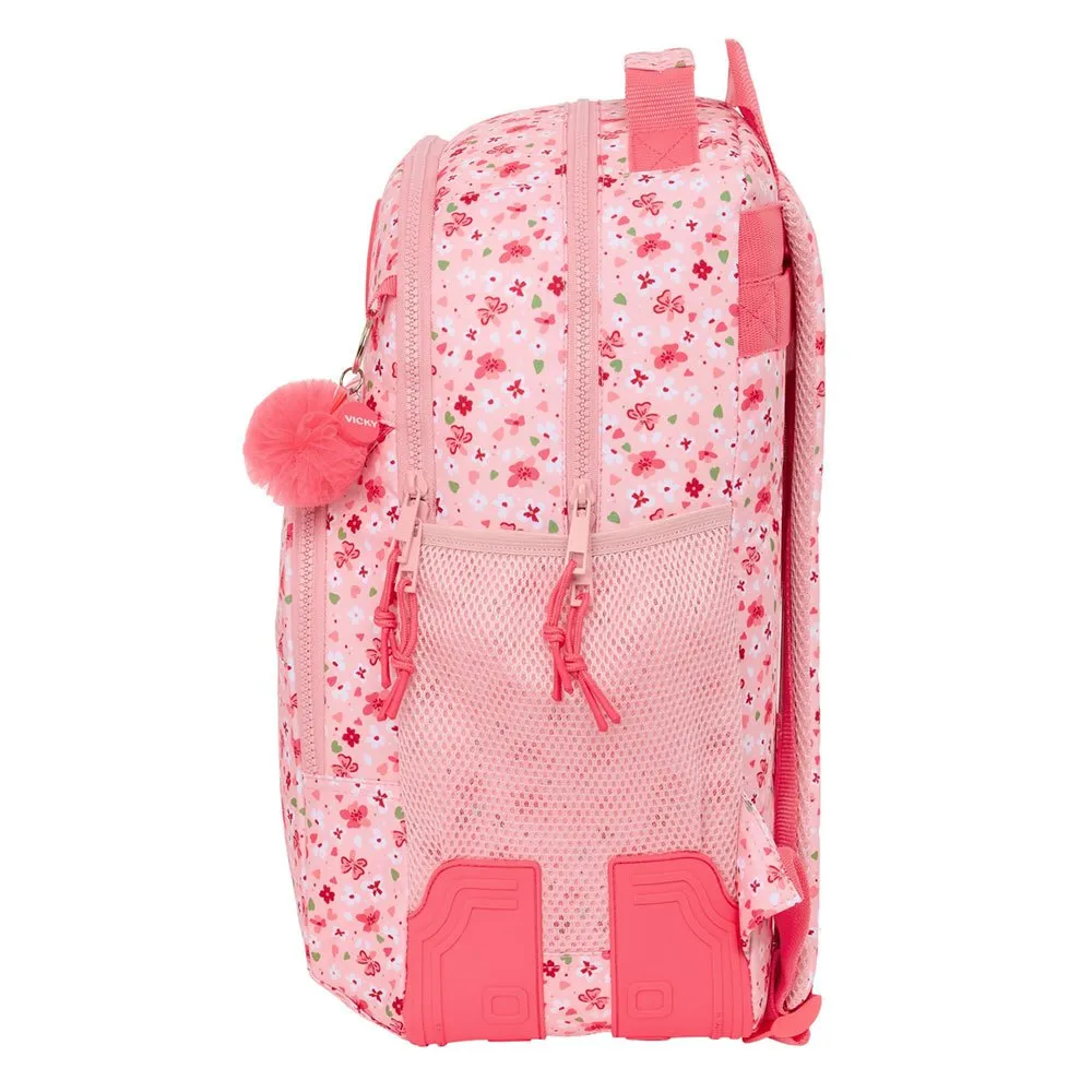 Safta Dobbel Vmb I Blomst Ryggsekk, Multicolor