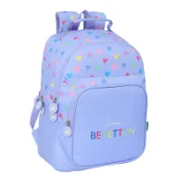 Safta Double Benetton Lila Ryggsekk