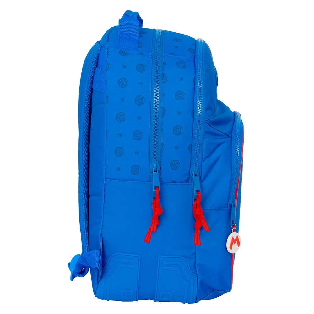Safta Double Super Mario Play 10l 27x33x10 Cm Ryggsekk, Multicolor Safta Double Super Mario Play 10l 27x33x10 Cm Ryggsekk, Multicolor