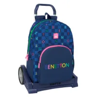 Safta Evolution Trolley Benetton Damero Ryggsekk Med Hjul