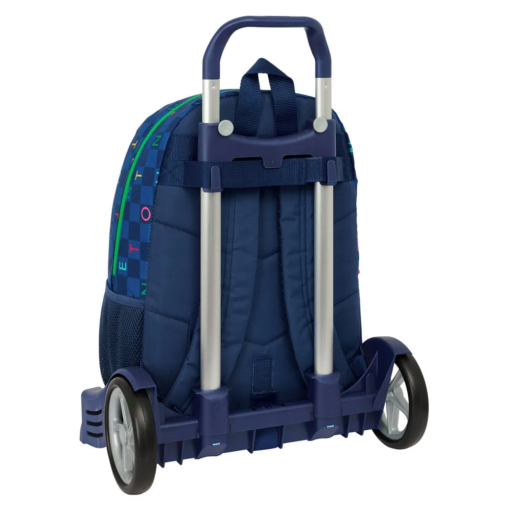 Safta Evolution Trolley Benetton Damero Ryggsekk Med Hjul, Multicolor Safta Evolution Trolley Benetton Damero Ryggsekk Med Hjul, Multicolor