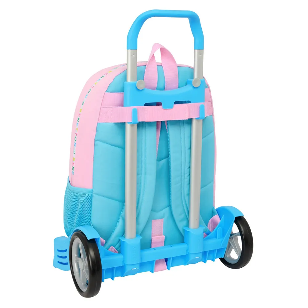Safta Evolution Trolley Benetton Unique Ryggsekk Med Hjul, Multicolor