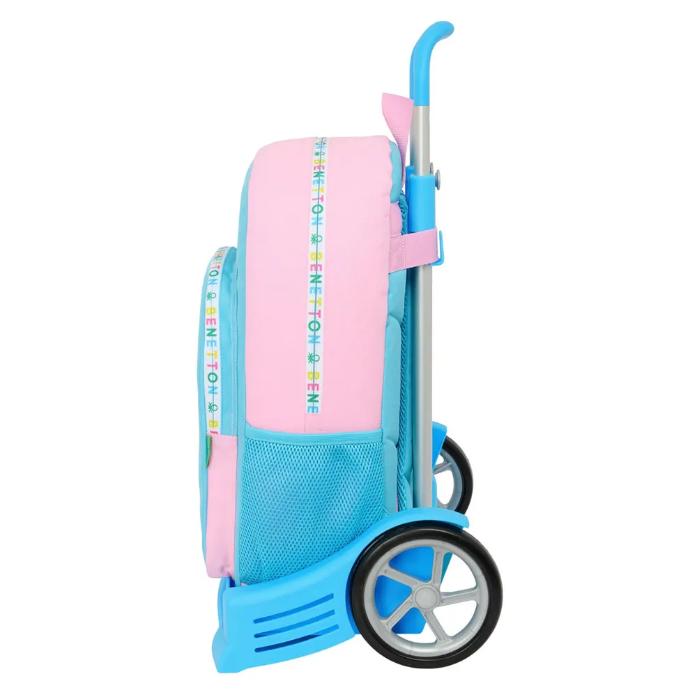 Safta Evolution Trolley Benetton Unique Ryggsekk Med Hjul, Multicolor