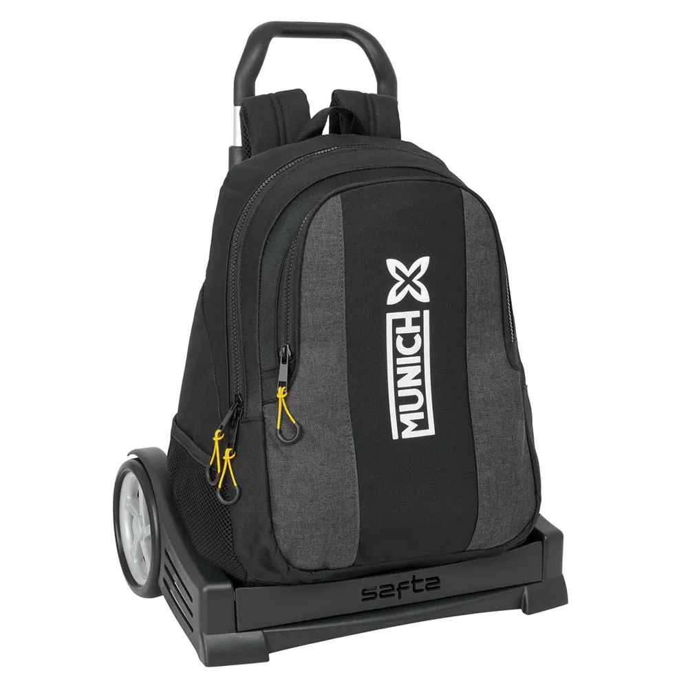 Safta Evolution Trolley Munich Topo Ryggsekk Med Hjul, Multicolor