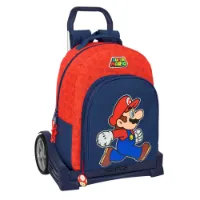Safta Evolution Trolley Super Mario Trick Ryggsekk Med Hjul Safta Evolution Trolley Super Mario Trick Ryggsekk Med Hjul