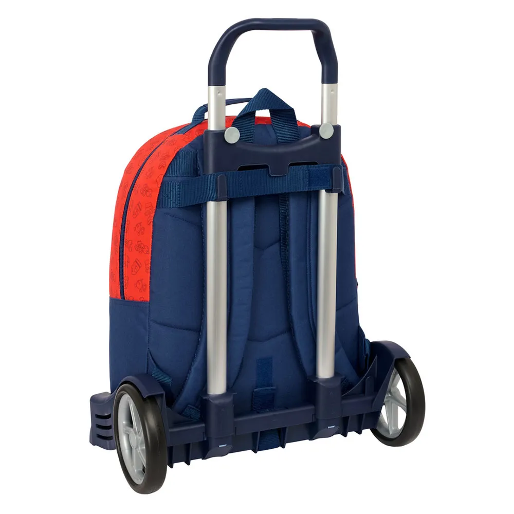 Safta Evolution Trolley Super Mario Trick Ryggsekk Med Hjul, Multicolor