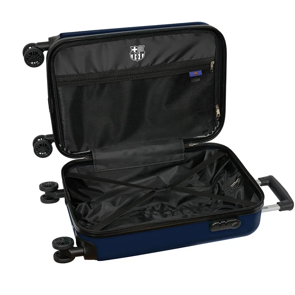 Safta F.c Barcelona Cabin 20´´ Twin Wheels Trillekoffert Refurbished