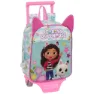 Safta Gabby´s Dollhouse Mini 232 Ryggsekk Med Hjul, Multicolor