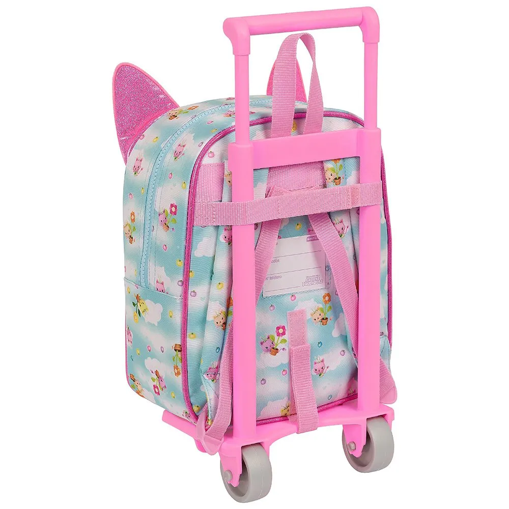 Safta Gabby´s Dollhouse Mini 232 Ryggsekk Med Hjul, Multicolor