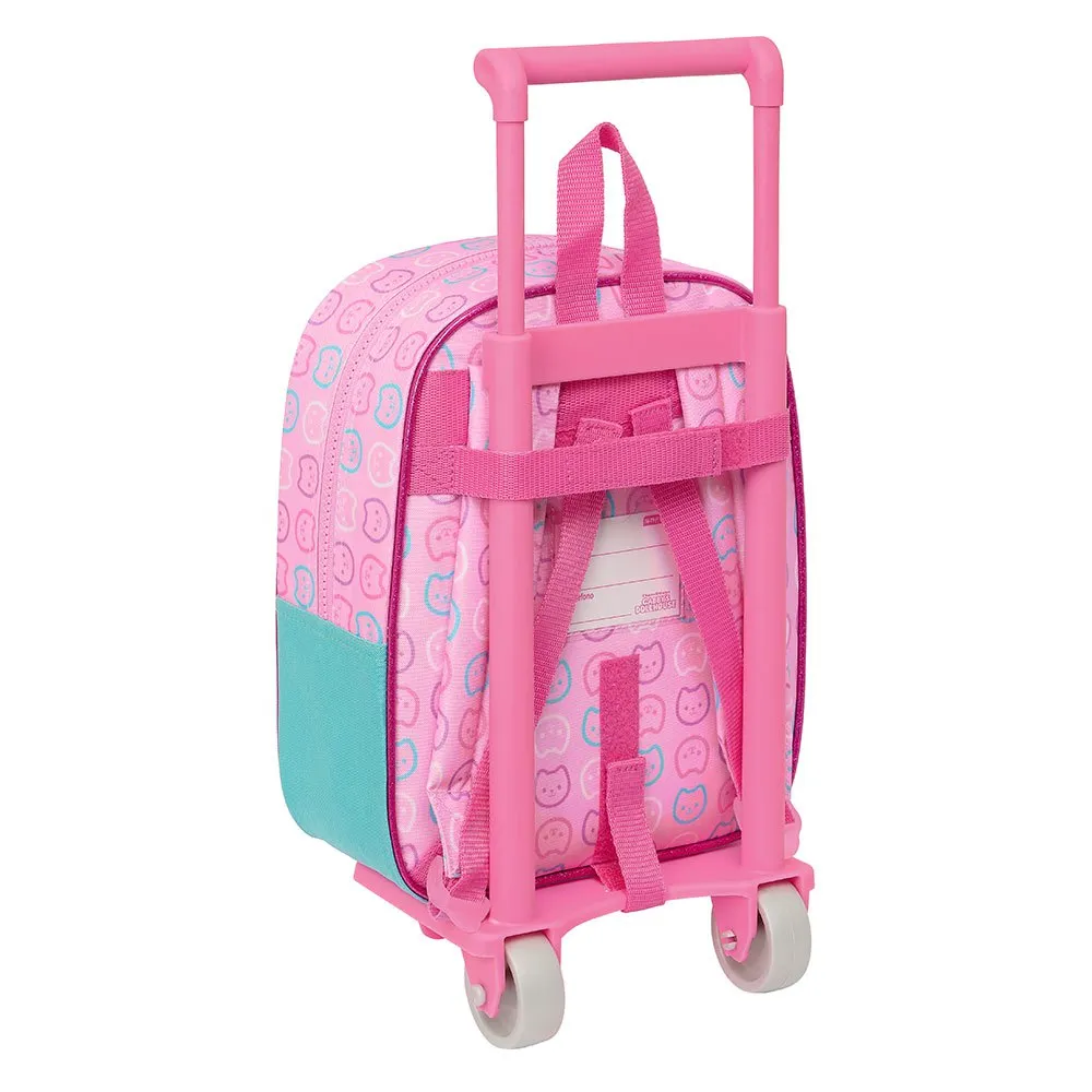 Safta Gabby´s Dollhouse Party Mini Ryggsekk Med Hjul, Multicolor