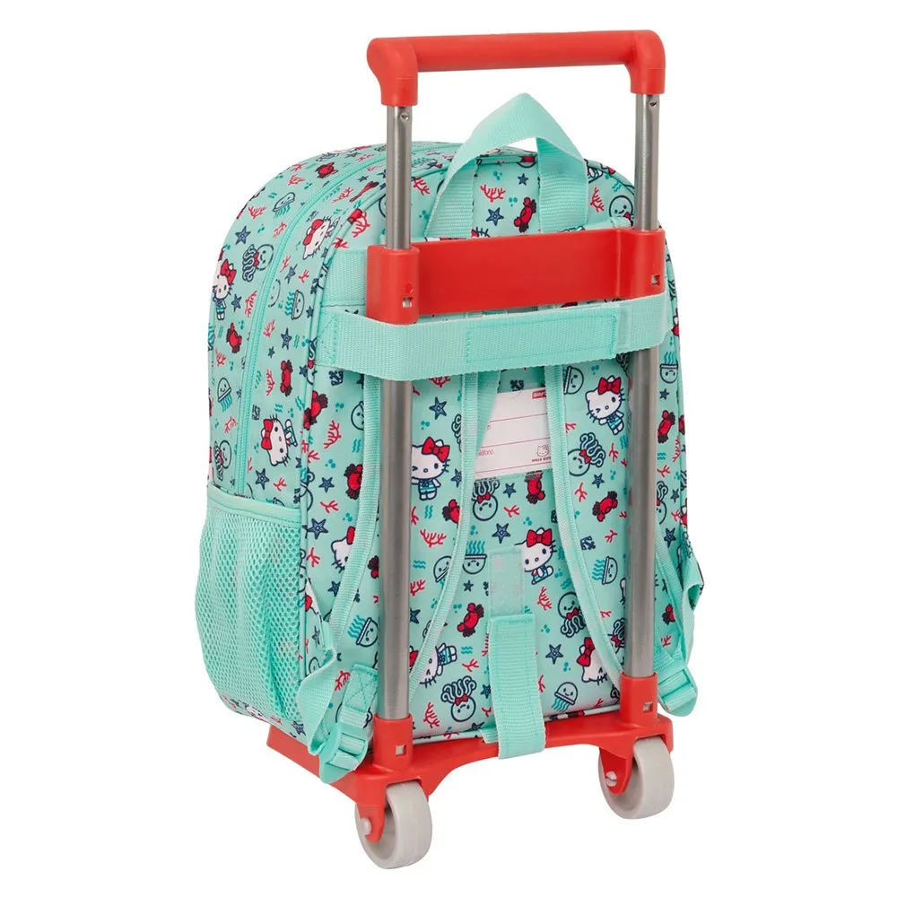 Safta Hello Kitty Med Trolley Wheels Sea Lovers Ryggsekk, Multicolor