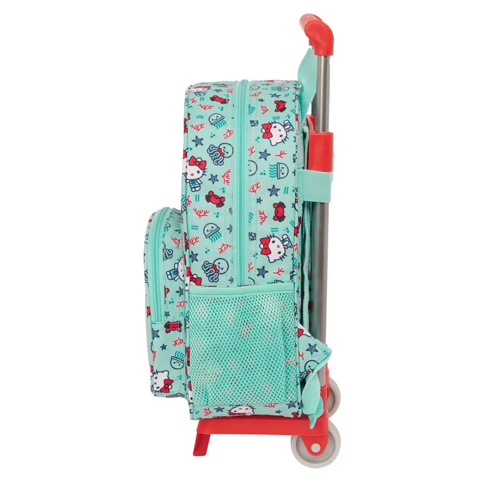 Safta Hello Kitty Med Trolley Wheels Sea Lovers Ryggsekk, Multicolor