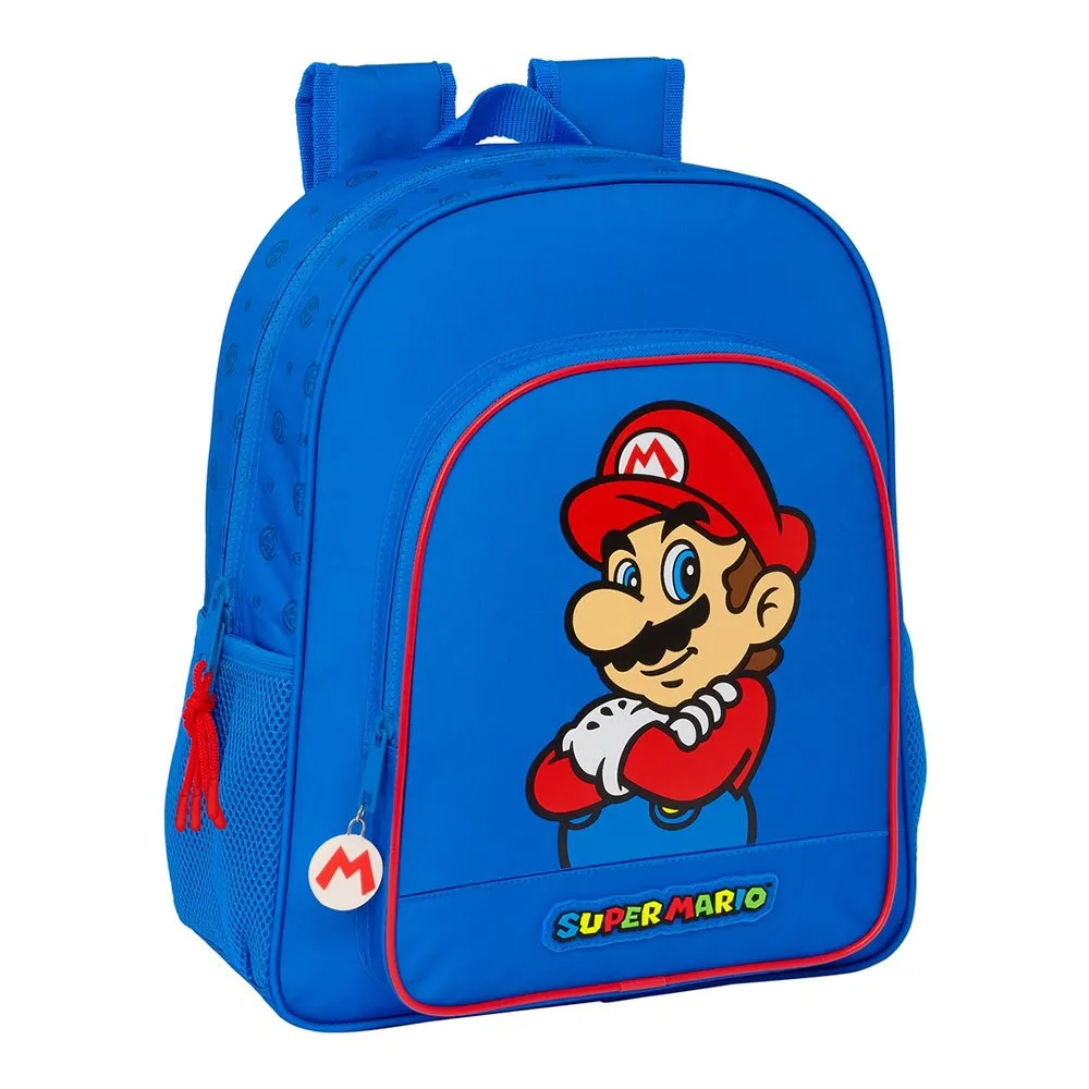 Safta Junior 38 Cm Super Mario Play Ryggsekk, Multicolor