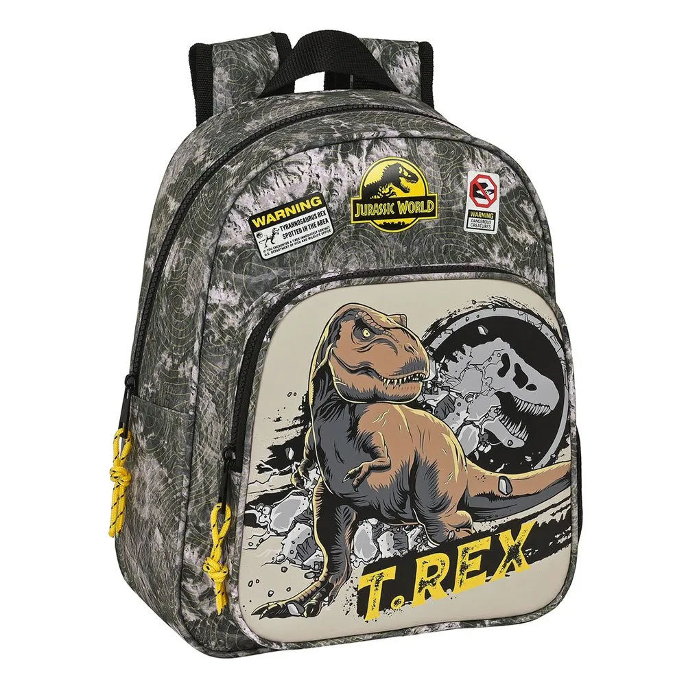 Safta Jurassic World-advarsel For Barn Ryggsekk 34 Cm, Multicolor