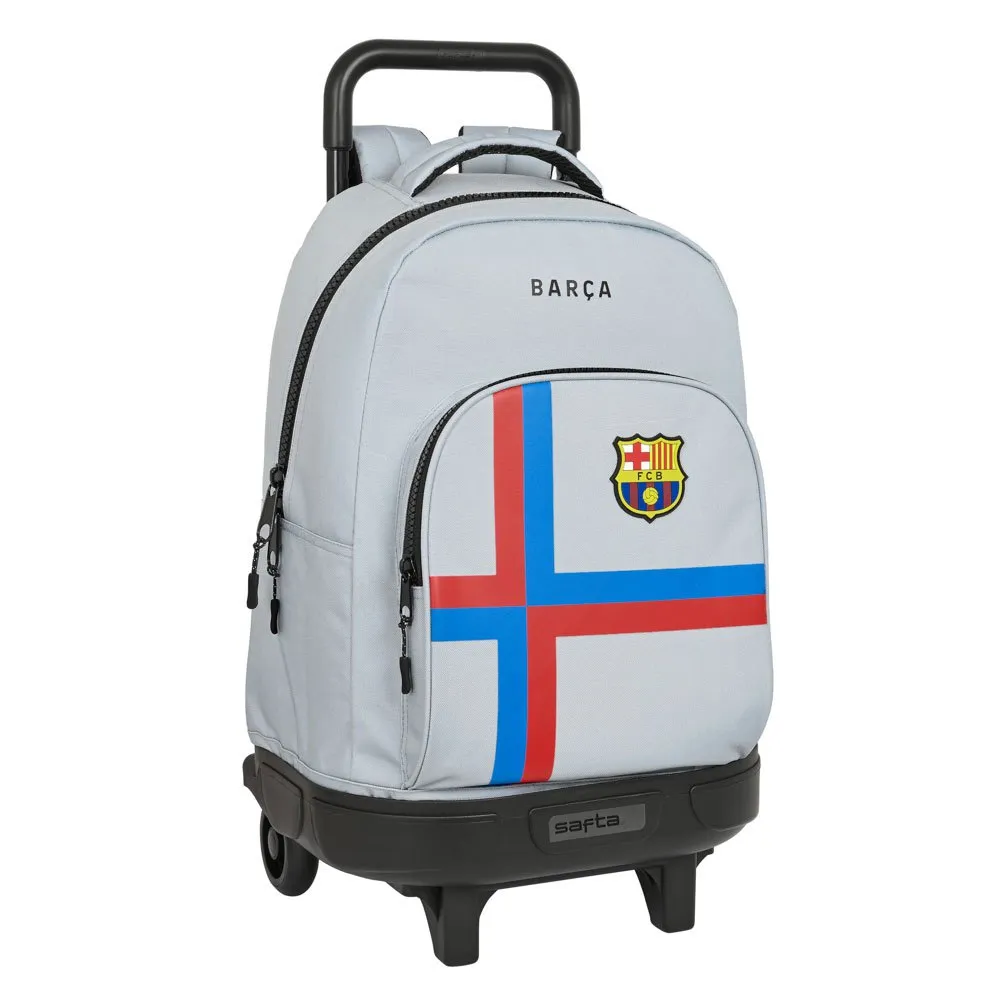 Safta Kompakt Avtagbar Fc Barcelona Tredje 22/23 Hjulryggsekk, Multicolor