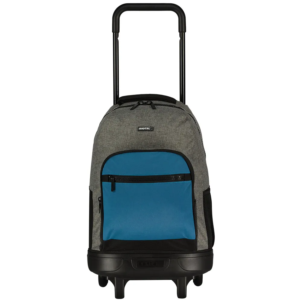 Safta Kompakt Sekk Med Hjul Blackfit8 Nyt Med Hjul, Grey