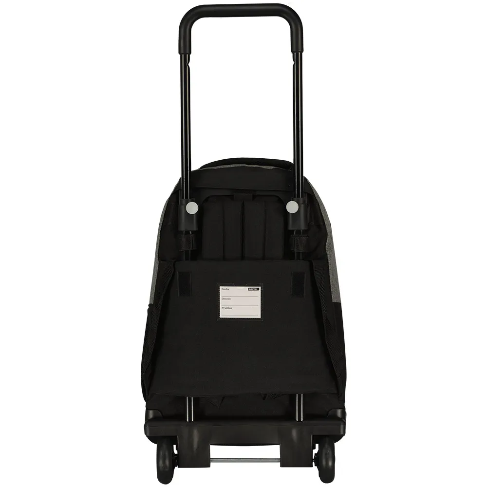Safta Kompakt Sekk Med Hjul Blackfit8 Nyt Med Hjul, Grey