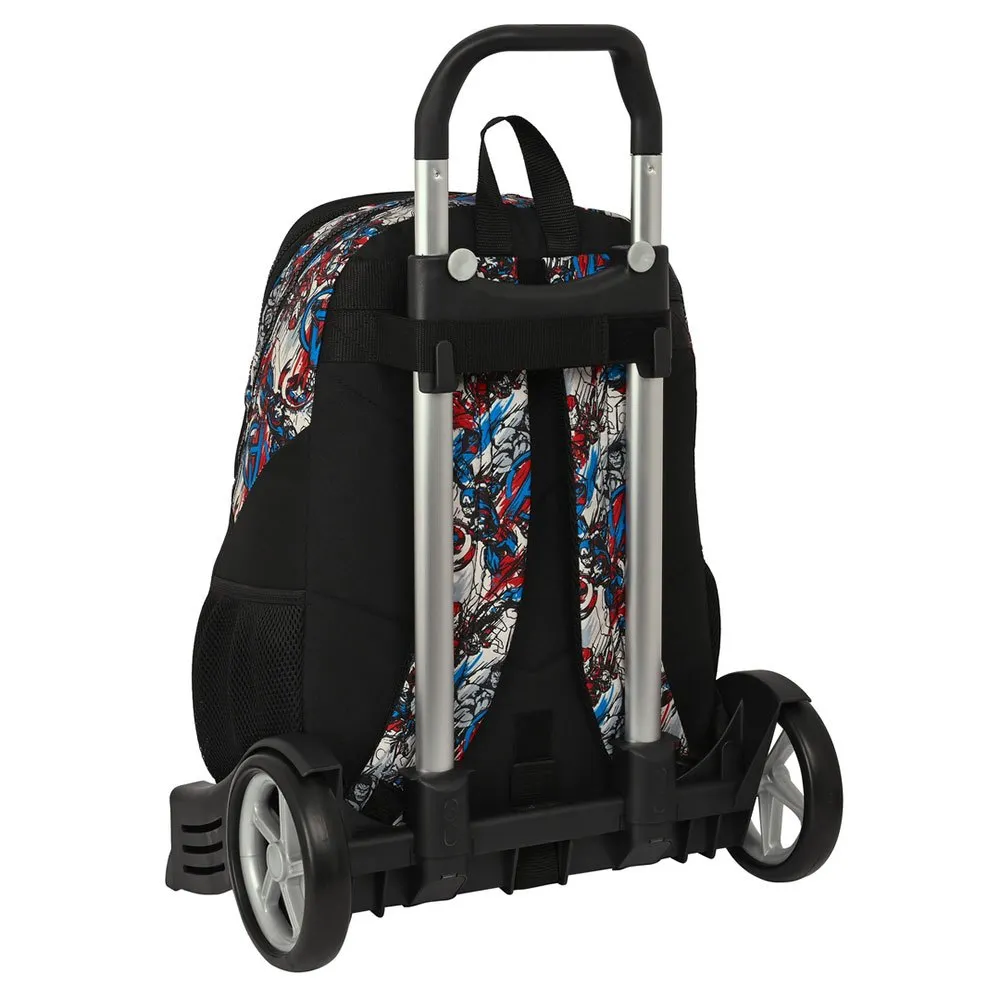 Safta Med Trolley Evolution Avengers Forever Ryggsekk Med Hjul, Multicolor