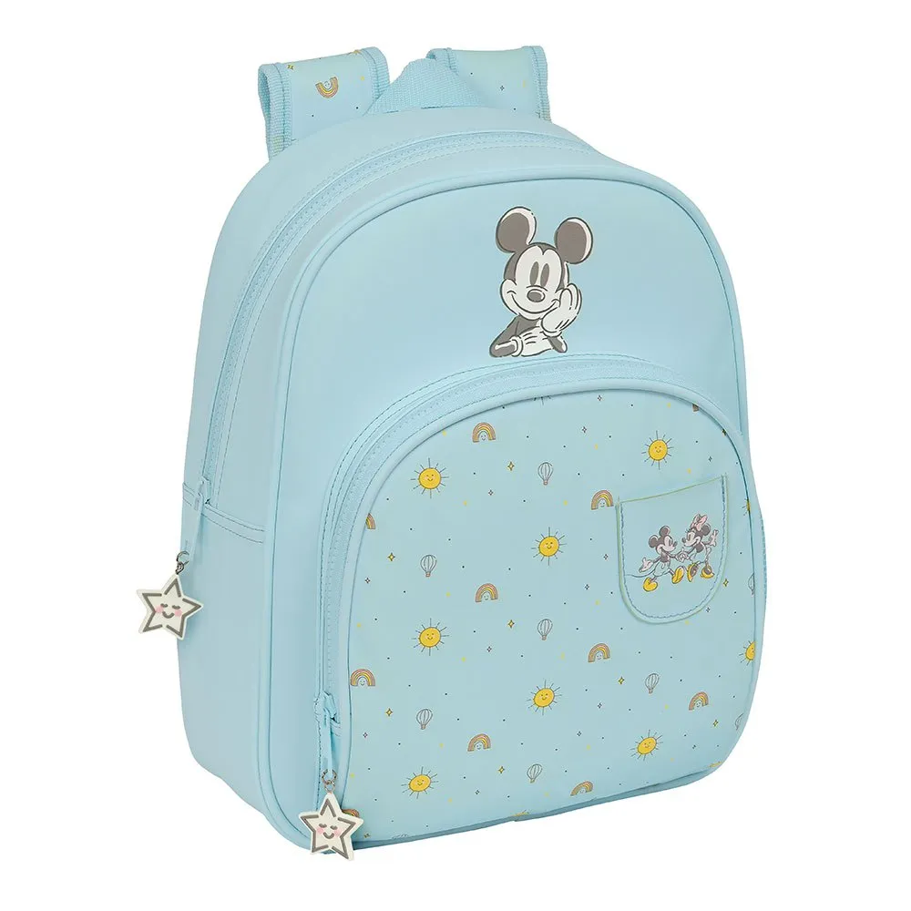 Safta Mickey Mouse Baby 34 Cm Ryggsekk, Multicolor