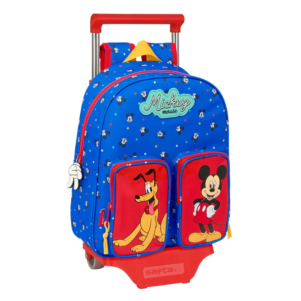 Safta Mickey Mouse Good Day Ryggsekk Med Hjul Safta Mickey Mouse Good Day Ryggsekk Med Hjul