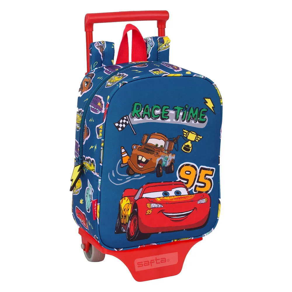 Safta Mini Cars Racing Ryggsekk Med Hjul, Multicolor 1