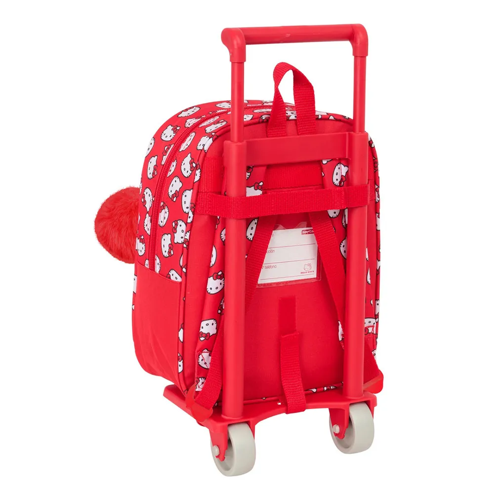 Safta Mini With Wheels Hello Kitty Iconic Ryggsekk Med Hjul, Multicolor