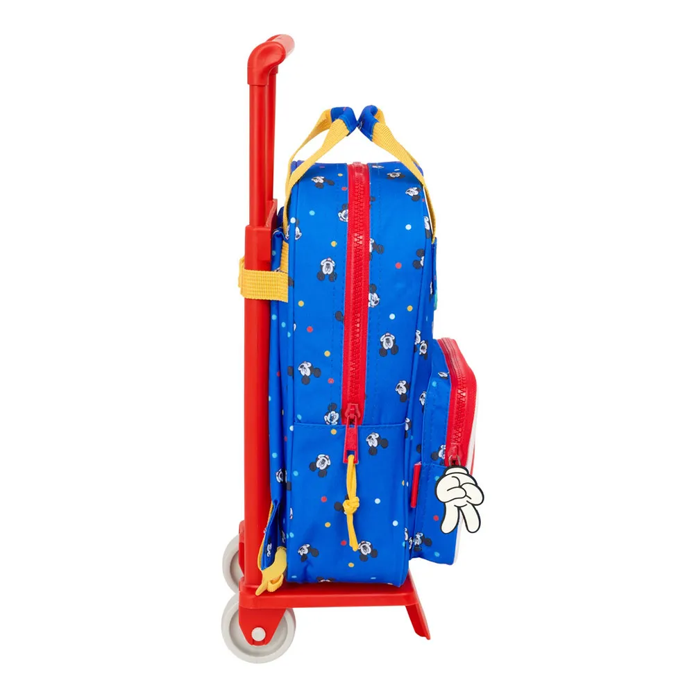 Safta Mini With Wheels Mickey Mouse Good Day Ryggsekk Med Hjul, Multicolor