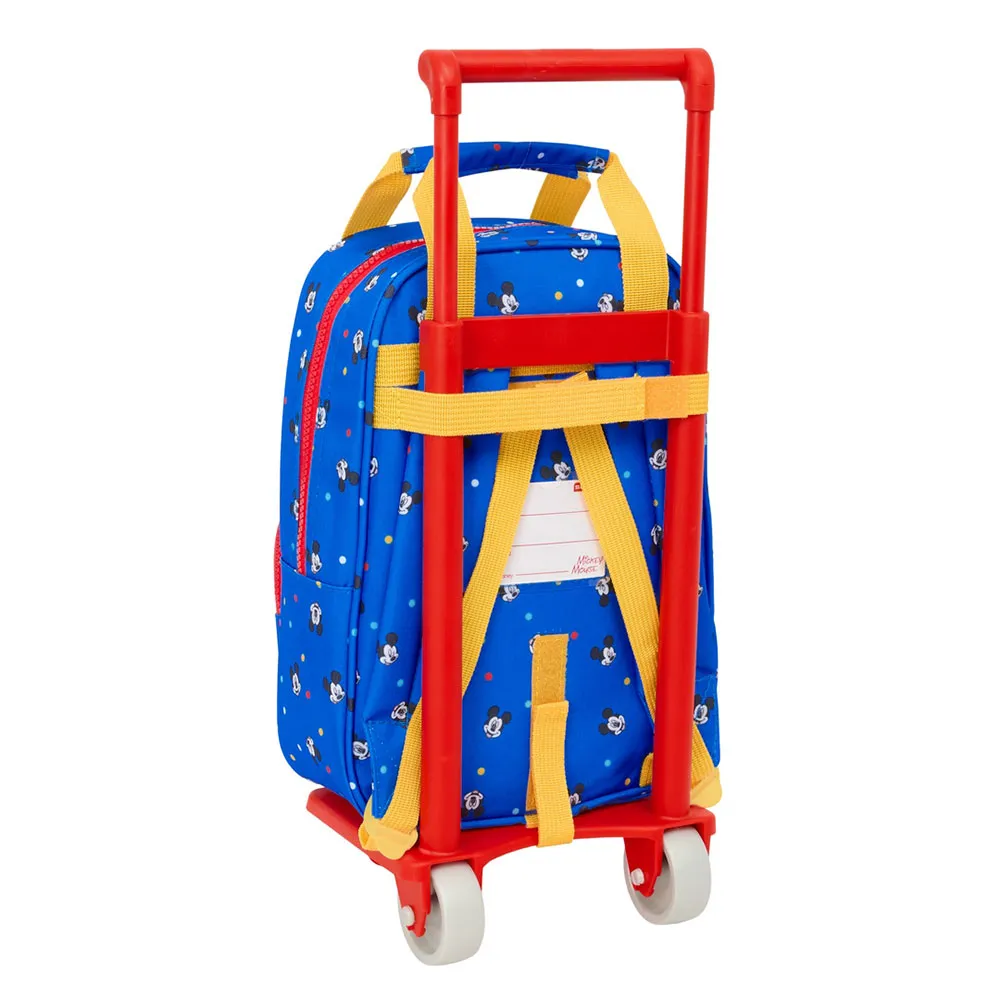 Safta Mini With Wheels Mickey Mouse Good Day Ryggsekk Med Hjul, Multicolor