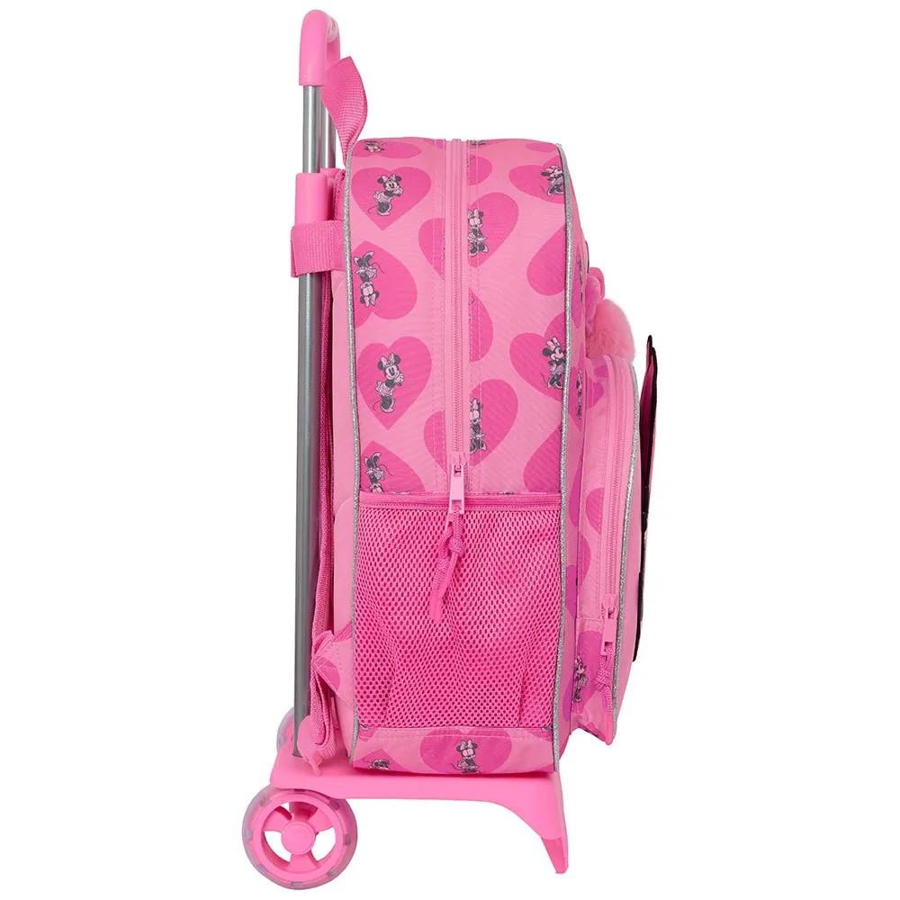 Safta Minni Mus Elsket Ryggsekk Med Hjul, Multicolor