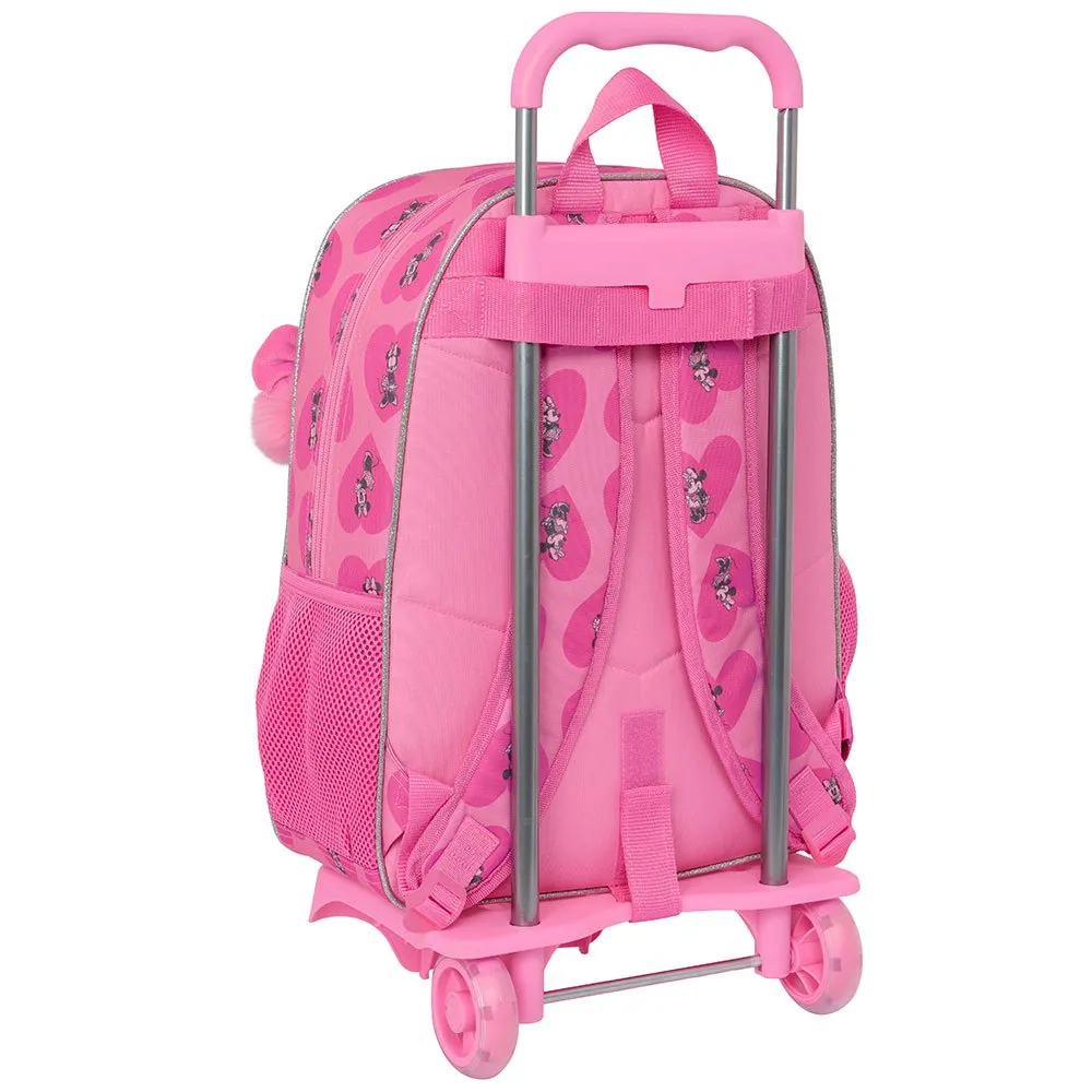 Safta Minni Mus Elsket Ryggsekk Med Hjul, Multicolor