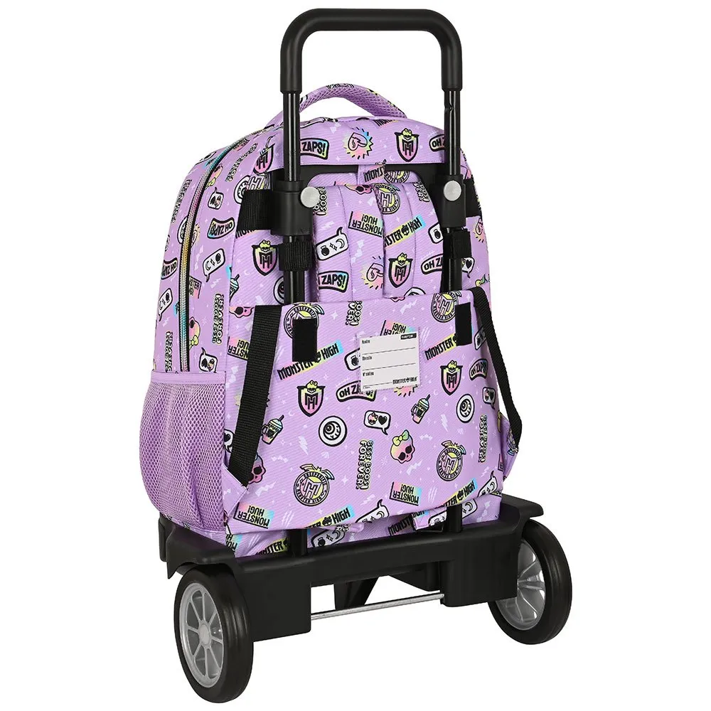 Safta Monster High Best Boos Compact W/removable Evo Ryggsekk Med Hjul, Multicolor