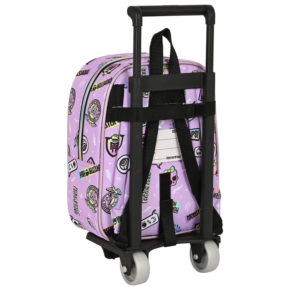 Safta Monster High Best Boos Mini 232 Ryggsekk Med Hjul, Multicolor Safta Monster High Best Boos Mini 232 Ryggsekk Med Hjul, Multicolor