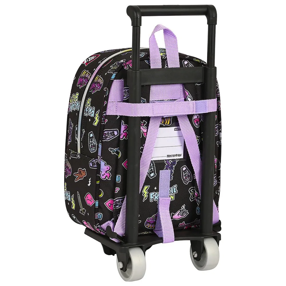 Safta Monster High Creep Mini 232 Ryggsekk Med Hjul, Multicolor