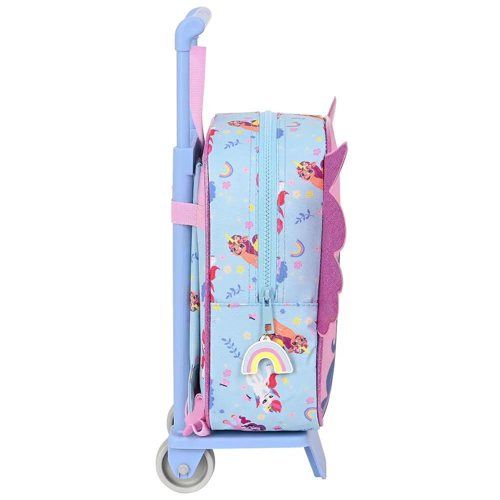 Safta My Little Pony Wild & Free Mini 232 Ryggsekk Med Hjul, Multicolor